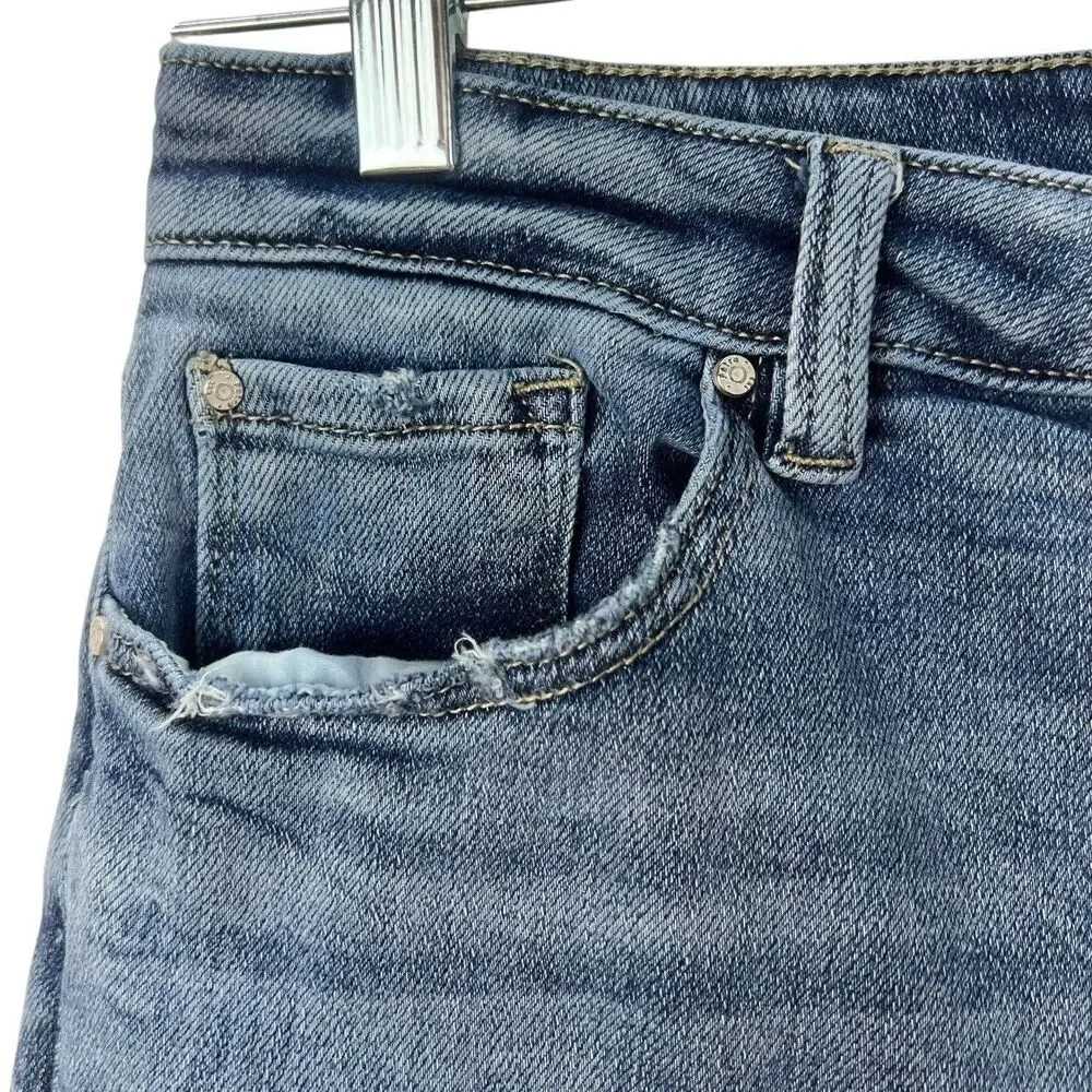 Petra 153 Vintage Flare High Rise Jeans sz 9/28 Frayed Hem - Picture 5 of 9